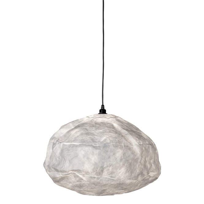 Duża zewnętrzna lampa chmura tyvek biała Sky 58cm